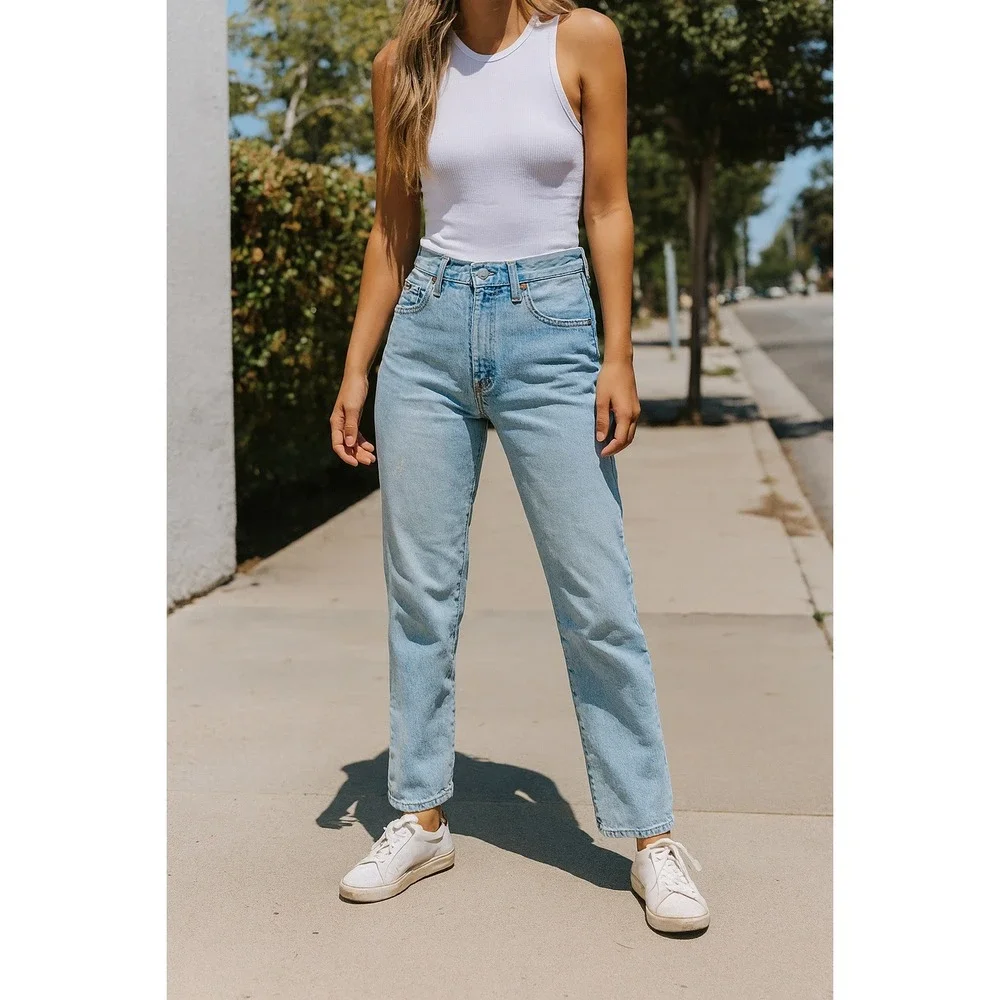 Levis 501 90s Jeans Womens 25 Light Wash Denim‎ Premium Relaxed Fit Baggy Y2K